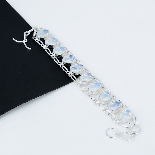 Milky opal gemstone - milky, bracelet